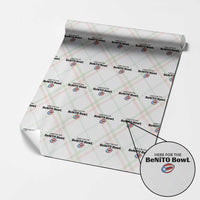 Here For The Benito Bowl Wrapping Paper Roll Funny Puerto Rican Football Party Celebration