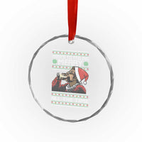 Here To Feeling Merry All The Time Christmas Crystal Glass Ornament Funny Xmas Comedy Movie - Wonder Print Shop