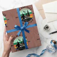 Hide And Seek Champion Wrapping Paper Roll Bigfoot Lover Gift - Wonder Print Shop