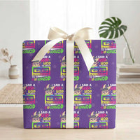 Hip Hop Easter Bunny Wrapping Paper Roll Funny Hippity Cool Rabbit Lovers Toddler