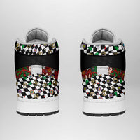Hippie Christmas High Sneakers AJ1 Doodle Style DT05