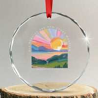 His Mercies Are New Every Morning Crystal Glass Ornament Religious Christian Bible Verse - Wonder Print Shop