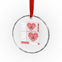 HIV Awareness End The Stigma Crystal Glass Ornament World AIDS Day Gift TS12