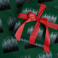 Hoa Hoa Hoa Wrapping Paper Roll Twilight Lover Pine Forest Cozy - Wonder Print Shop
