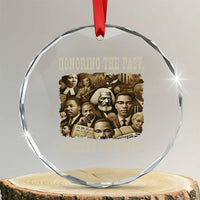 Honoring The Past Inspiring The Future Crystal Glass Ornament Black History Month - Wonder Print Shop