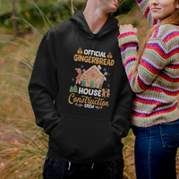 Christmas Hoodie Official Gingerbread House Construction Crew Decorating - Wonder Print Shop