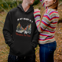 Funny Christmas Hoodie In My Heart Is A Xmas Tree Farm Retro Vintage Clothing - Wonder Print Shop