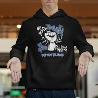 Gun Violence Awareness Hoodie No More Thoughts And Prayers End Gun Violence Raise Fist - Wonder Print Shop