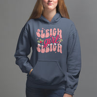 Sleigh Girl Sleigh Christmas Festive Winter Holiday Party Hoodie - Wonder Print Shop