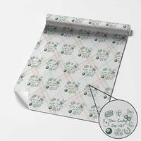 How Lucky Are We Wrapping Paper Roll Irish Shamrock Horseshoe St Patricks Day