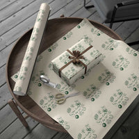 How Lucky Are We Wrapping Paper Roll Irish Shamrock Horseshoe St Patricks Day