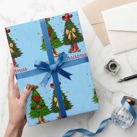 Howdy Christmas Wrapping Paper Roll Cowboy Western Country Xmas - Wonder Print Shop