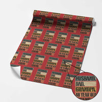 Husband Dad Grandpa 40 Year Old Legend Wrapping Paper Roll Funny 40th Birthday Fathers Day