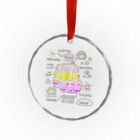 I Am A Child Of God Crystal Glass Ornament Retro Christian Jesus Faith TS02