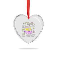 I Am A Child Of God Heart Crystal Glass Ornament Retro Christian Jesus Faith - Wonder Print Shop