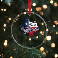 I Am A Talafreako James Talarico Crystal Glass Ornament US Senate Vintage Texas Map