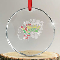 I Am Black History Crystal Glass Ornament Black Girl Sparkling Bling TS02