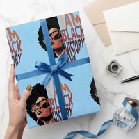 I Am Black History Wrapping Paper Roll African American Pride - Wonder Print Shop