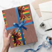 I Am Black History Wrapping Paper Roll African American Pride Woman - Wonder Print Shop