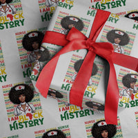 I Am Black History Wrapping Paper Roll Black History Month Nurse Gift - Wonder Print Shop