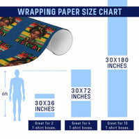 I Am Black History Wrapping Paper Roll Month Black Melanin Kids Girls - Wonder Print Shop