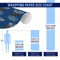 I Am Navy Veteran Wrapping Paper Roll I Served I Sacrificed I have Anger Issues Bald Eagle USA Flag - Wonder Print Shop