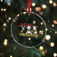 I Am The Crazy Goat Lady Crystal Glass Ornament Goat Lady Gift TS12