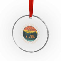 I Came For The Meteor Shower Crystal Glass Ornament Stargazer Camping Gift