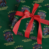 I Cast Non-Magic Missile Funny Wizard Parody Meme Wrapping Paper Roll - Wonder Print Shop