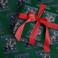 I Clogged Your Toilet Alpha Wolf Meme Wrapping Paper Roll Funny Unhinged Stupid Brainrot