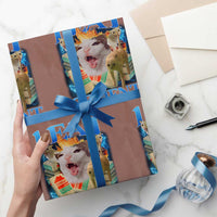 I Eat Cement Cursed Cat Wrapping Paper Roll Funny Cat Meme Ironic - Wonder Print Shop