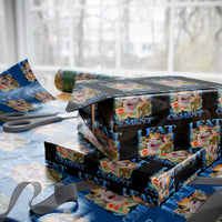 I Eat Cement Cursed Cat Wrapping Paper Roll Funny Cat Meme Ironic - Wonder Print Shop