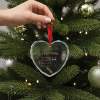 I Got ADHD is that A Cat Heart Crystal Glass Ornament Funny Cat Lover