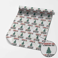 I Identify as a Christmas Tree Wrapping Paper Roll Funny Lit and Dead Inside Holiday Humor - Wonder Print Shop