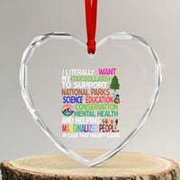 I Literally Want My Tax Dollars To Support National Park Heart Crystal Glass Ornament - Wonder Print Shop