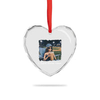 I Live Here Now Funny Doll Face Meme Baseball Lover Heart Crystal Glass Ornament Game Day Reaction Sports Fan Gift
