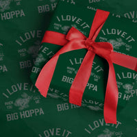 I Love It When You Call Me Big Hoppa Wrapping Paper Roll Funny Easter Day Bunny