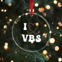 I Love VBS 2025 Crystal Glass Ornament Vacation Bible School Ladybug VBS Team TS02