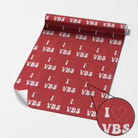 I Love VBS 2025 Wrapping Paper Roll Vacation Bible School Ladybug VBS Team - Wonder Print Shop