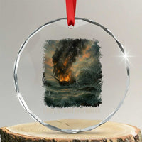 I Run a Tight Shipwreck Crystal Glass Ornament Homeschool Mama Cool Mom TS10