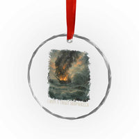I Run a Tight Shipwreck Crystal Glass Ornament Homeschool Mama Cool Mom TS10