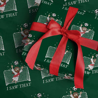 I Saw That Wrapping Paper Roll Funny Jesus Goalie Soccer Player