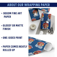 I Shaved My Beaver Wrapping Paper Roll Inappropriate Adult Humor Naughty - Wonder Print Shop