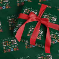 I Survived 67 33 Days Of School Wrapping Paper Roll Funny 100th Days of School 67 Sport Lover - Wonder Print Shop