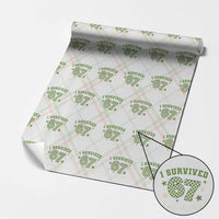 I Survived 67 Days of School Wrapping Paper Roll Funny Six Seven Meme Students Teacher Celebration - Wonder Print Shop