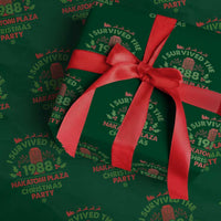 I Survived The 1988 Nakatomi Plaza Christmas Party Wrapping Paper Roll Vintage Mistletoe - Wonder Print Shop