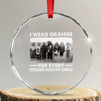 I Wear Orange For Every American Native Child Crystal Glass Ornament TS10