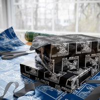 Ice Melts Under Resistance Wrapping Paper Roll Against Ice Protest Dragon Graphic with Fire