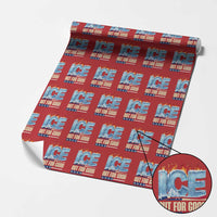 Ice Out For Good Patriotic Protest Wrapping Paper Roll Patriotic Burn Ice Justice Political Resistance