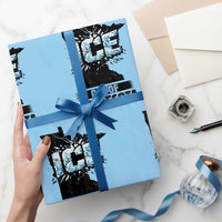 Ice Out of Minnesota Wrapping Paper Roll MN State Map Abolish Ice Protest